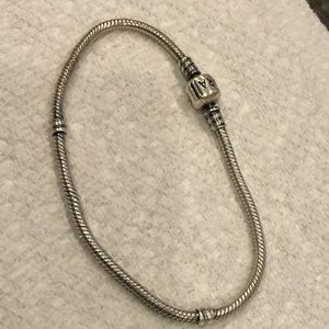 Pandora moments sterling silver charm bracelet